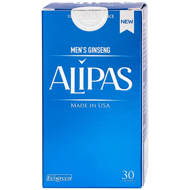 Ecogreen Men’s Ginseng Alipas - 30 Tablets - Energy Boost & Vitality Suppor - Image 4