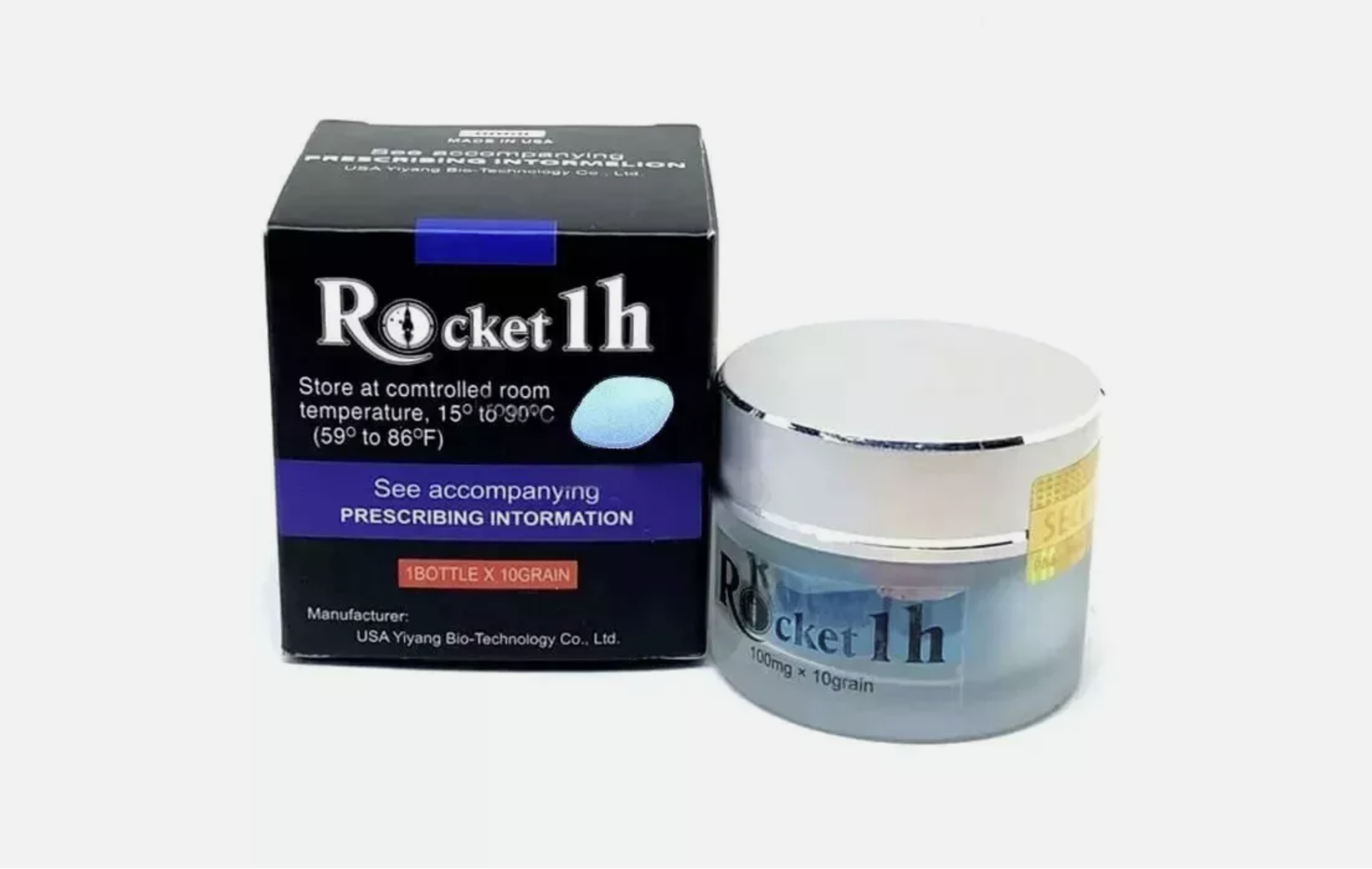 🚀 Rocket 1H For Men – Box of 10 Tablets