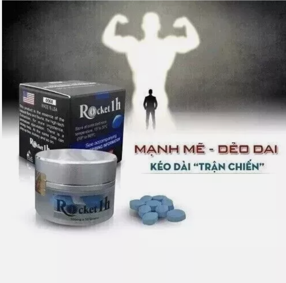 🚀 Rocket 1H For Men – Box of 10 Tablets - Image 2