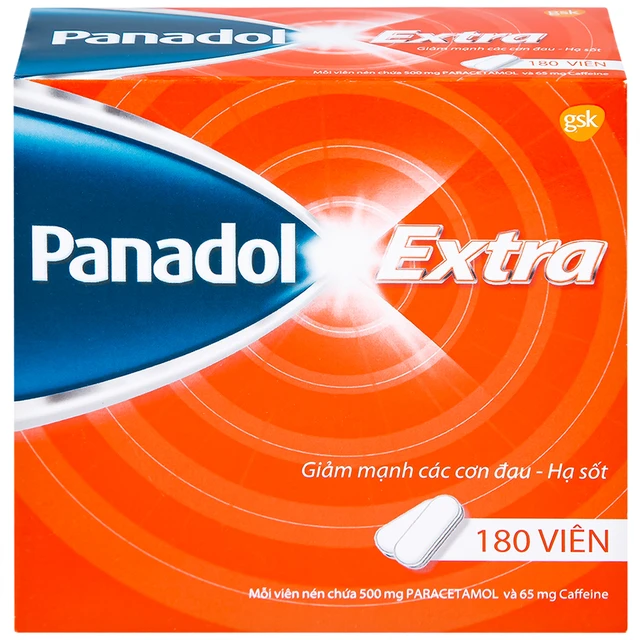 Panadol Extra Red Tablets GSK | Pain & Fever Relief for Headache & Back Pain