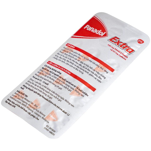 Panadol Extra Red Tablets GSK | Pain & Fever Relief for Headache & Back Pain - Image 3